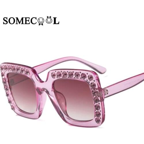 SomeCool 3-9 yr Rivets sunglasses baby cute large Diamonds Frame luxury brand children sunglasses boys&girls uv400 sun glasses