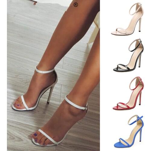 Summer High Heels New Women Pumps Comfort Women Shoes Buckle Women Sandals Sexy Party Shoes Women Heels Female Plus Size