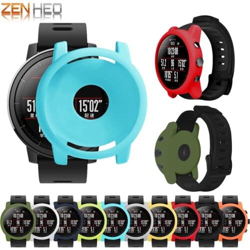 Protector Shell Frame For Xiaomi Huami Amazfit Stratos 2 2S Silicone Protective Case Cover