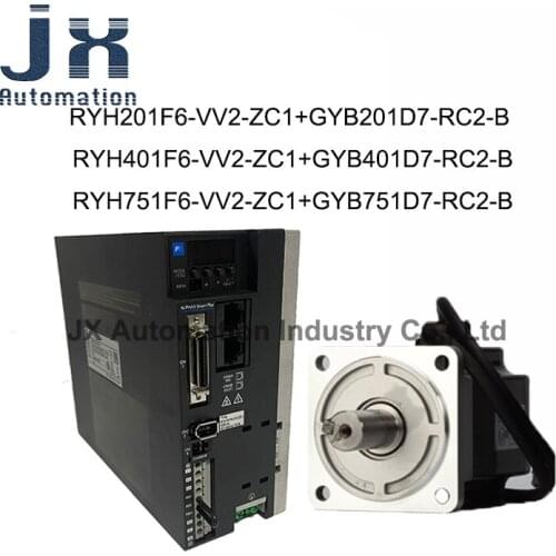 100% Original Fuji AC Servo Motor Drive RYH201F6-VV2+GYB201D7-RC2-B RYH401F6-VV2+GYB401D7-RC2-B RYH751F6-VV2-ZC1+GYB751D7-RC2-B