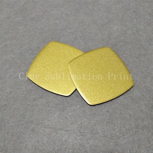 15pcs/lot Blank Sublimation 5.8*5.8cm Metal plates DIY Fridge Magnets Refrigerator Sticker Creative Sublimation Gift