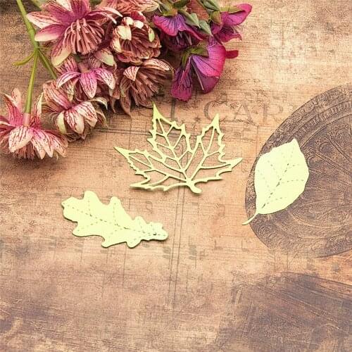 8.5x8.5cm maple leaf Scrapbooking DIY Embossing Mothers Day paper dies cutting dies carbon steel cutter Metal die cards