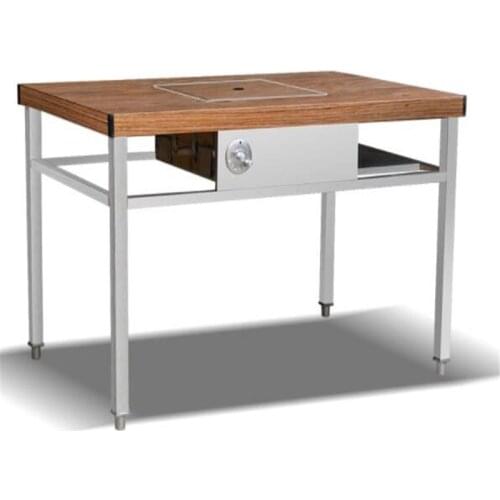 Hot Sale Stainless Steel Smokeless Barbecue Table Self-service Protection Household Electricity Charcoal Grill Camping BBQ