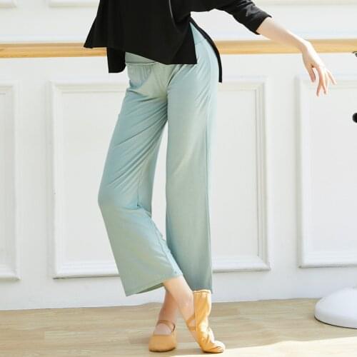 Adult Belly Dance High Waist Wide Leg Pants Yoga Pleated Trousers Costume for Women Dancing Clothes Dancer Wear Clothing