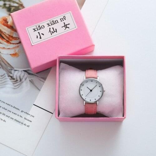 Simple Style Women Watches Fashion Leather Strap Digital Dial Ladies Wrist Watch Small Dial Female Clock Gifts Relogio Feminino