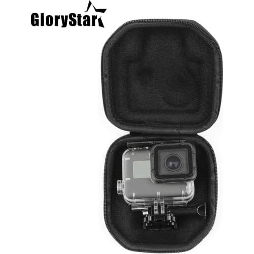Portable Waterproof Mini Box Camera Case for GoPro Hero 8 7 6 5 4 3+ 3 SJCAM Xiaomi Yi Cam Case Go Pro Action Camera Accessory