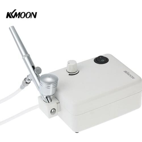 KKmoon Multi-purpose Dual Action Airbrush Mini Air Compressor Set Gravity Feed Air Brush Kit for Art Painting Tattoo Manicure
