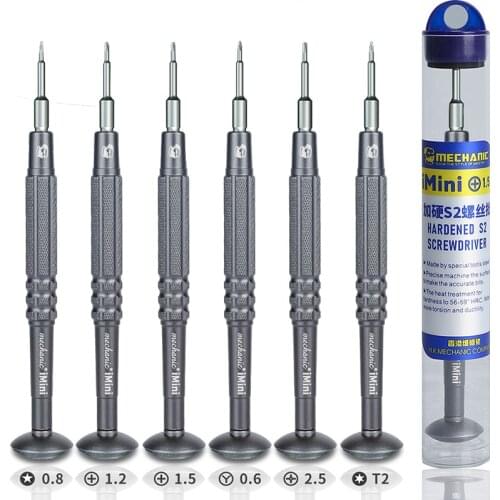 MECHANIC iMini Precision Screwdriver 0.8 Pentalobe Y0.6 T2 1.2 1.5 Phillips 2.5 for Mobile Phone Camera Repair Disassemble Tools