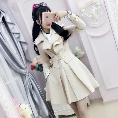 Fashion Womens Windbreaker 2021 New Female Coat Women Trench Coat Long Outerwear
