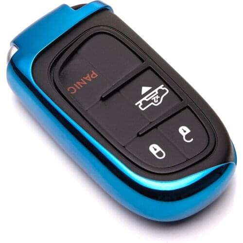 Fashion TPU Car Key Cover Case For Fiat Grande Punto Bravo Doblo Ducato Fiorino Freemont Key Shell Holder Anti-scratch Key Cover