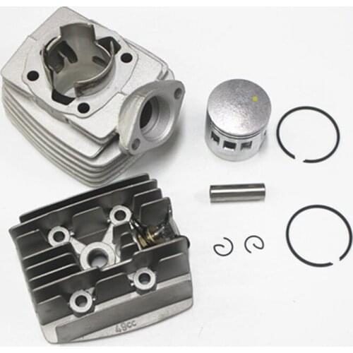 Motorcycle Cylinder for PEUGEOT 46MM CYLINDER 65ccm with 12mm pin PGT46 cylinder