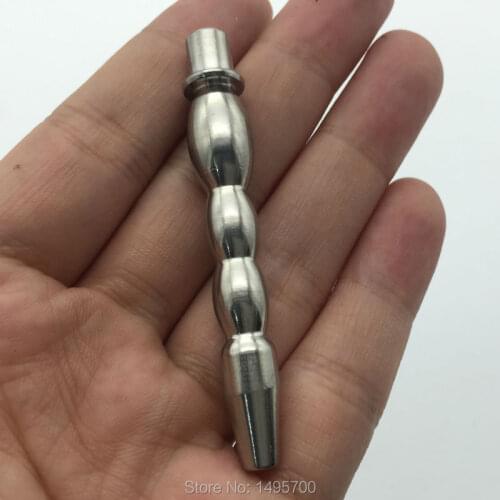 Male urethral stainless steel block CB comrades metal rod fun urethral dilator
