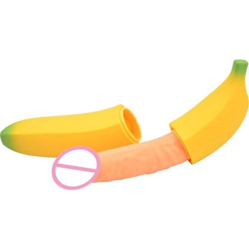 New Banana Vibrator For Women Sex products for Couple Adult Games Big Dildos Realistic Sex Machine Sex toy Huge consolador ST561