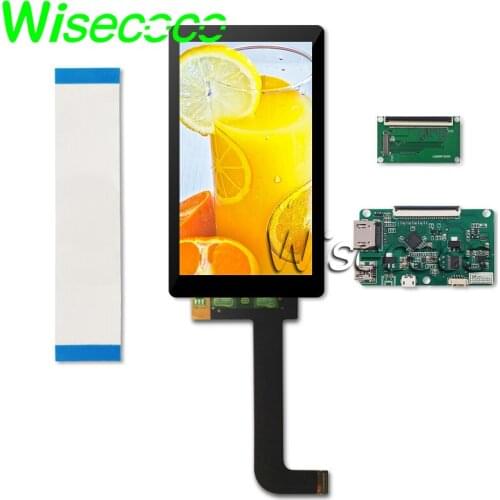 New 5.5 ''2k LCD 2560*1440 LCD screen with Tempered Glass protector Removed backlight with hdmi board for SLA DLP 3d printer