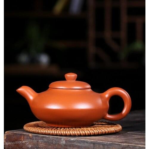 Premium Handmade 200ml Purple Clay teapot,Collection Arts Yixing Zisha Kongfu Boccaro Pottery Filter Infuser,special gifts