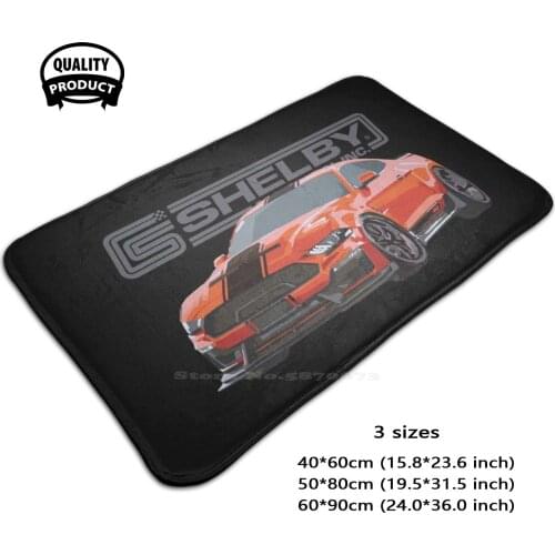 Twister Orange Gt Super Snake Shelby American 3 Sizes Home Rug Room Carpet F150 Gt Cars Muscle Car Gt500 Gt350R Classic Car