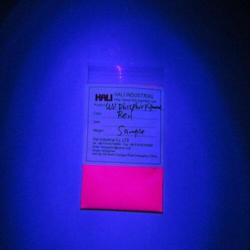 UV fluorescent powder,UV powder,day color:white,under UV light color:red,item:HLA