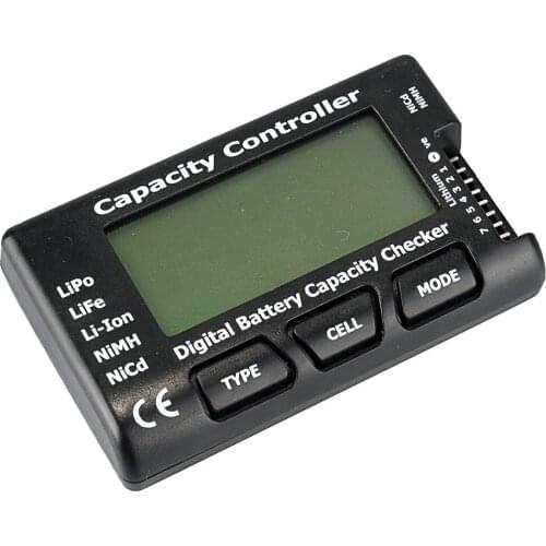 2.1" RC Cell Meter-7 Digital Battery Capacity Checker/Controller for NiCd / NiMH / LiPo / LiFe / Li-ion