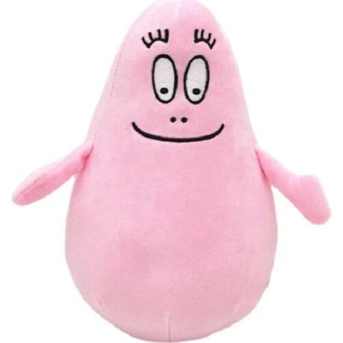 25CM Lovely Cartoon Barbapapa Plush Toy Soft Stuffed Dolls Send Childrens Creative Toys