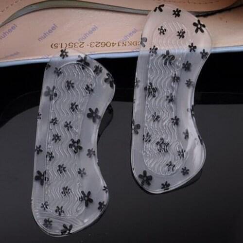 500Pairs Rearfoot Invisible Silica Gel Anti-Slip High Heel Cushions Gel Heel Back liner Dance Shoes Silicone freeshipping