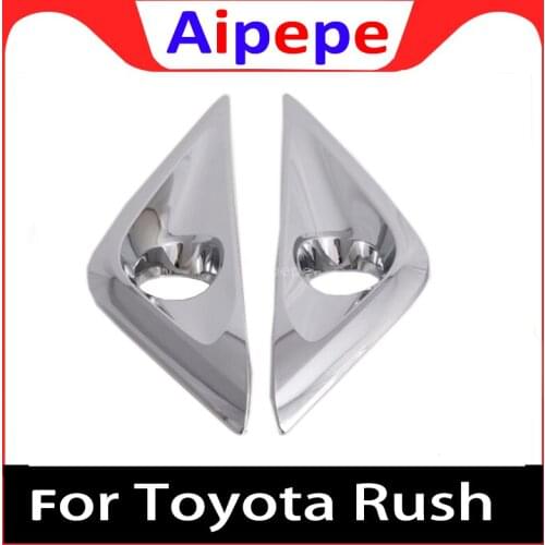 ABS Chrome Accessories Fog Light Cover Trim for Toyota Rush 2018 2019 Car-styling Lamp Hood
