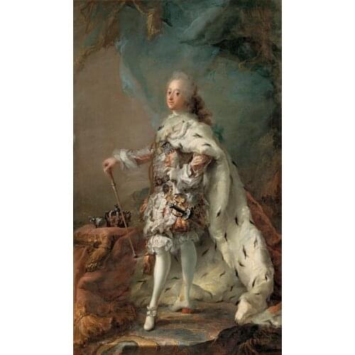 Free shipping man landscape canvas prints classical general portrait oil painting printed on canvas wall art decoration pictures