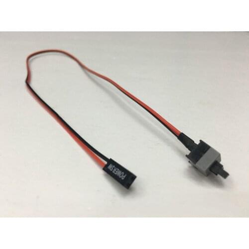 BTBcoin 10pcs New 50cm Host Motherboard PC power button SW Switch On/OFF Cable Reset Adapter Cord For BTC Mining Miner Machine