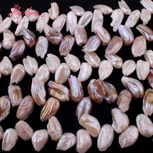 13x15-15x18mm Freeform Reborn Freshwater Pearl Bead Natural Stone Beads For Necklace Bracelets Jewelry Making 14.5"Free Shipping