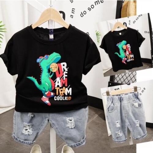 Childrens Clothing 2021 Summer New Boys Girls T-Shirts And Pants Sports Suit Casual Baby Boy Girl Set Kids Clothes 2-6Years