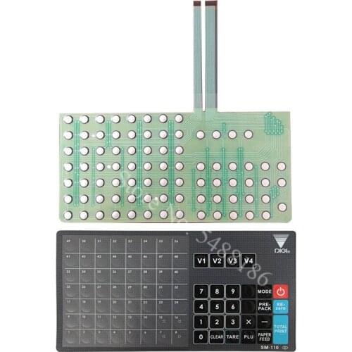 DIGI SM100 Sm110 Keyboard Film and SM-100 Internal Circuitry for Digi SM-100PCS PLUS Electronic Scale English Version