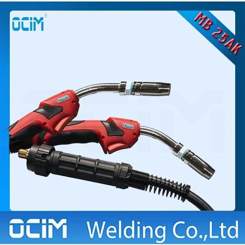 MIG MAG welding Torch/Welding accessories OCIM MB 25AK weld torch /gun with europ connector for the MIG MAG welding equipment