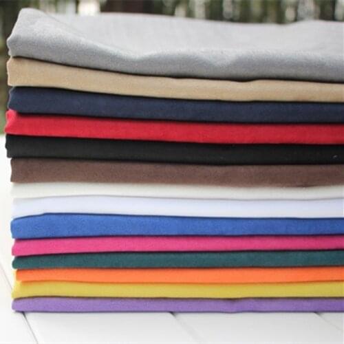 SASKIA 2Meter Polyester Faux Suede Fabric Material Textile For Sewing Car Auto Women Clothes Shoe Sofa Handmade Patchwork Diy