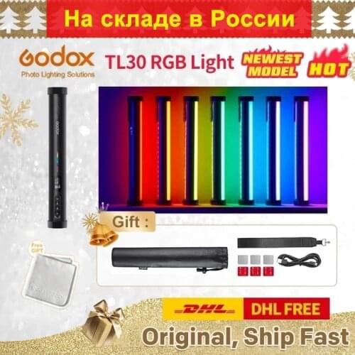 Godox TL30 Tube Light Rgb Handheld Led Video Light Remote App Led Handheld Stick Light Photography Light Rgb Ice Light