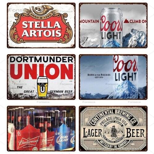 Mixed Style Iron Painting Beer Gym BBQ Time Metal Tin Sign Vintage Plaque Bar Pub Decoration Metal Poster Home Decoration