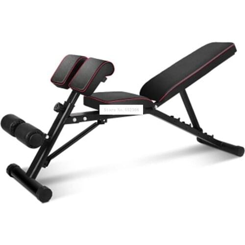 MK4020661 Dumbbell Stool Bench Multifunctional Sit-Up Board Indoor Fitness Roman Chair Stainless Steel Pipe Abdominal Boards