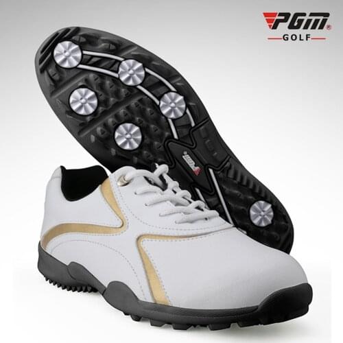 PGM Hot Sale Breathable Anti-Skid Golf Shoes Men Leather Comfortable Sneakers Sports Ultralight Training Golf Shoes