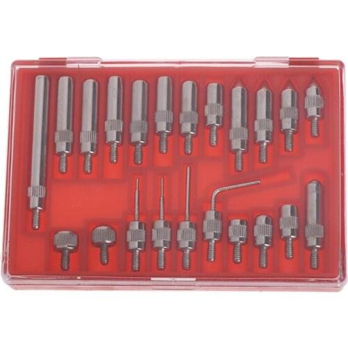 22Pcs Steel Dial Indicator Point Set 4-48 Thread Tip For Dial & Test Indicators