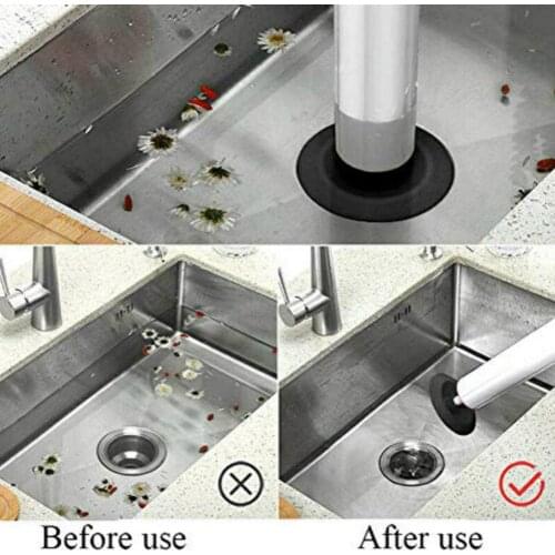 High Pressure Pump Cleaner Dredge Toilet Plunger Air Bathroom Bathtub Blaster Drain Remover Sink Pipe Clogged Pipe I7X8