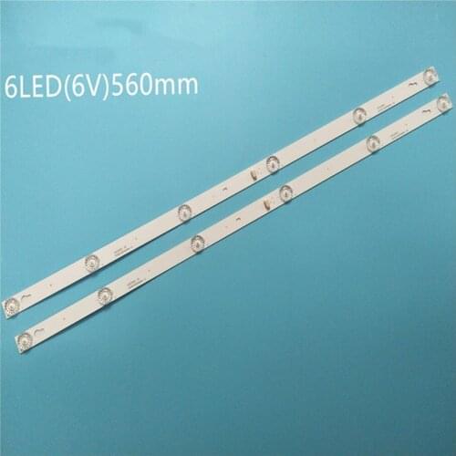 New 50 PCS/lot LED Backlight Strip for Thomson 32HB5426 LVW320CS0T Toshiba TCL 32L2600 32L2800 32L2900 L32S4900S 32D2900 32D100