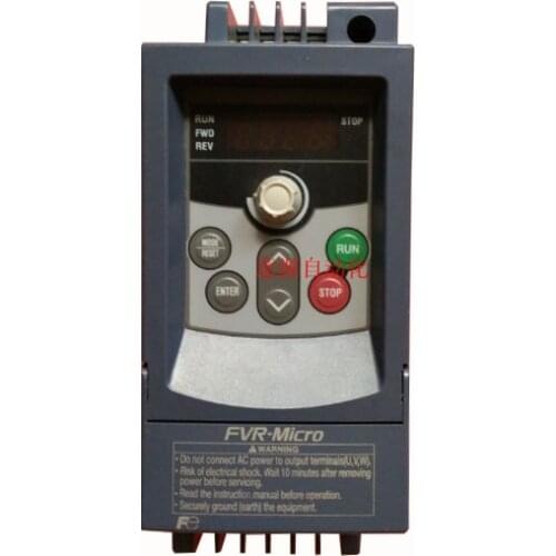 New FVR-Micro 400V 3 Phase 2.5A 0.75KW FVR0.75S1S-4C Inverter VFD Frequency AC Drive