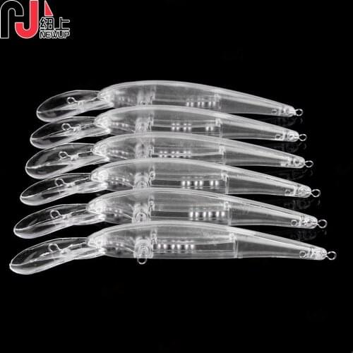 10pcs blank nude baits 11cm 8.2g crankbait Minnow bait Unpainted Lure Bodies Fishing bait
