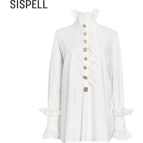 Свободные блузки SISPELL China At AliExpress