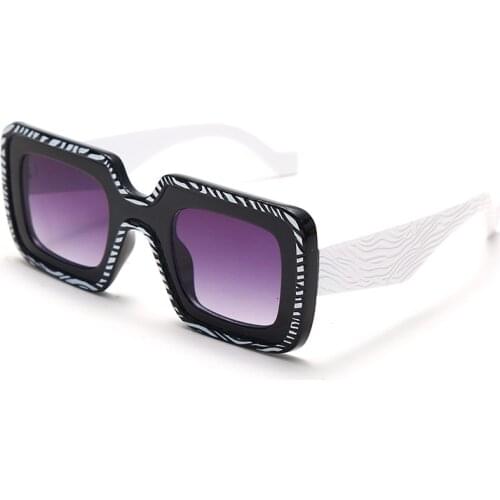 Oversized Square Sunglasses Women Fashion Design Leopard Vintage Sun Glasses Brand Shades for Men Lentes De Sol Mujer Uv400