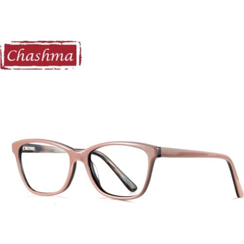 Chashma Brand Acetate Material Female Eyewear Fashion Trend Stylish Students Prescription Glasses Frame Mens Optical Eye Glasses