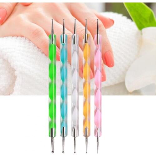 1Set Nail Art Tool Lightweight Multi-Function Rust-proof Stylish Manicure Tool for Gifts