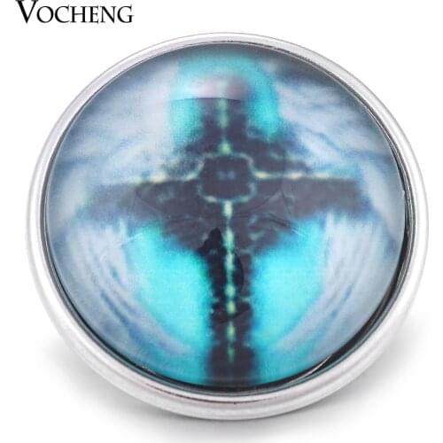 18mm Vocheng Ginger Snap Jewelry Angel Wings DIY Glass Charms Vn-1379