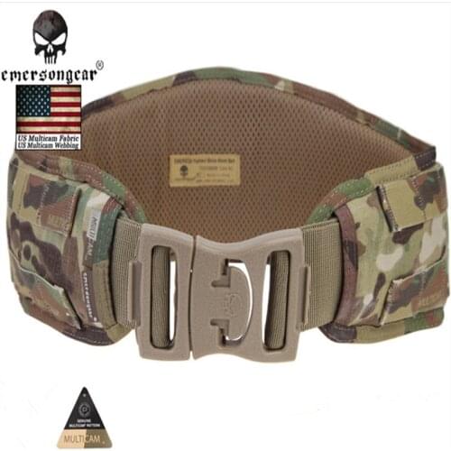 2017EMERSON MOLLE Padded Molle Waist Belt Men Airsoft Combat Military Army equipment Multicam EM9086 free Shipping