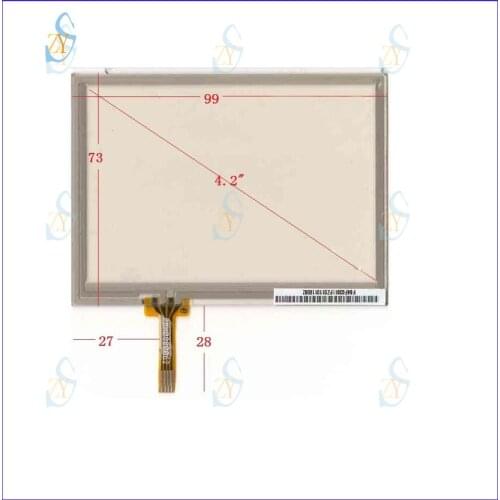 ZhiYuSun 4.2inch 4-wire resistive for Eturbo touch panel for Car DVD,mp5 playear GPS Navigator screen glass this is compatible