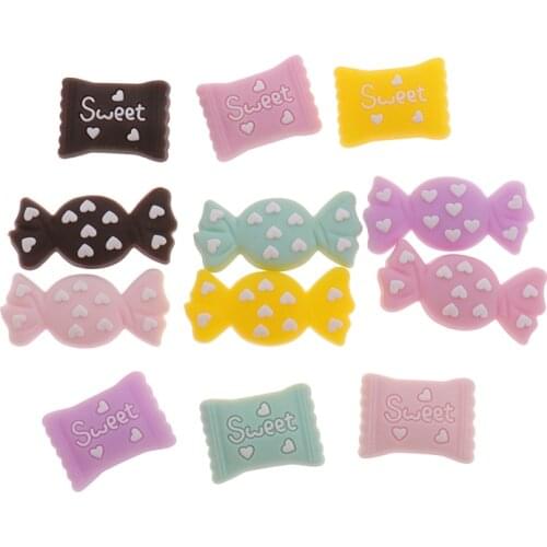 5pc Silicone Candy Sweety Beads Sugar Bpa Free Baby Teething Teether Necklace DIY Jewelry Chewing Pacifier Chain Penguin Fox