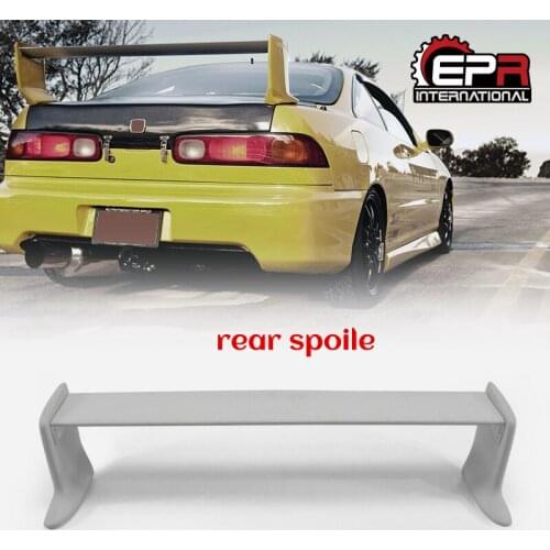 Car Accessories For Honda 94-01 Integra DC2 FRP Fiber Glass MU Style Rear Spoiler Fiberglass Trunk Wing Racing Boot Lid Trim